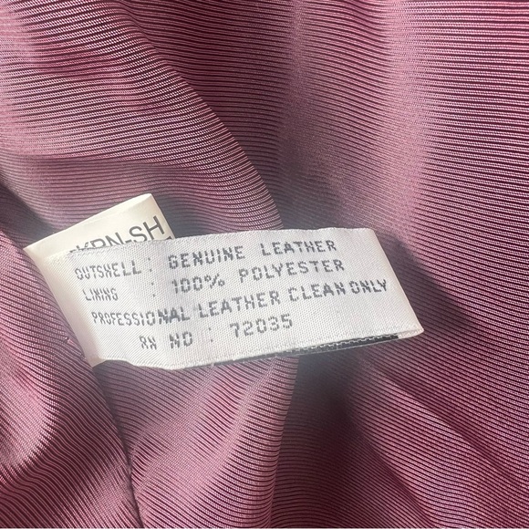 Juliet Michelle Black 100% Genuine Leather Retro 90s 00s Y2K Blazer Jacket Sz L - Picture 6 of 10